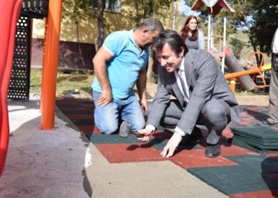 Büyükkırık İlkokulu Oyun Parkı Alan Çalışmaları