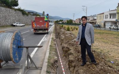 Samsun-Sinop Karayolu Şehir Geçiş Hattı Aydınlatma Projesi Start Aldı