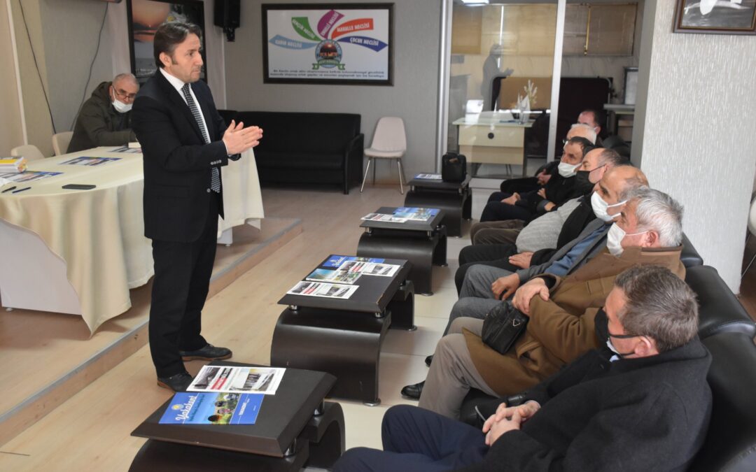 Belediye Başkanımız Hüseyin KIYMA, ilçemiz mahalle muhtarıyla bir araya gelerek istişare ve değerlendirme toplantısı gerçekleştirdi.