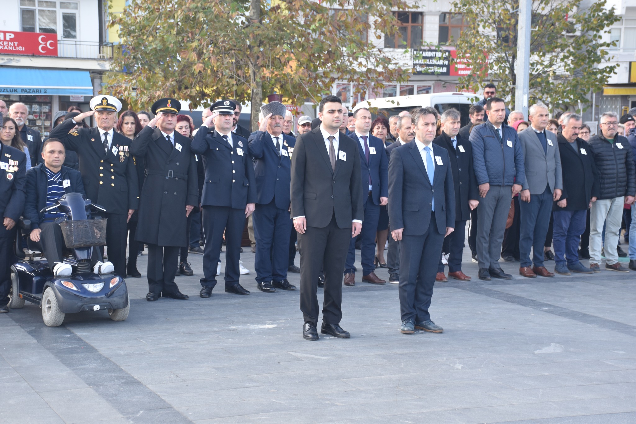 Başkanımız Hüseyin Kıyma, 10 Kasım Atatürk’ü Anma Günü Törenine Katıldı