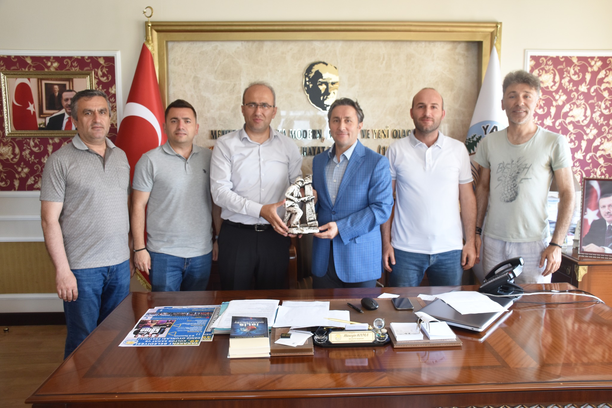İstanbul ve Çanakkale Gezisinin Ardından Belediye Başkanımız Hüseyin Kıyma’ya Teşekkür Ziyareti