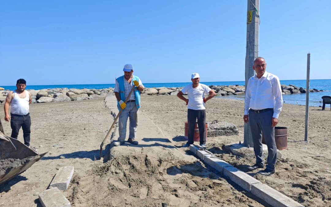 Yakakent için alandayız, çalışıyoruz